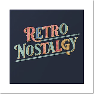 Retro Nostalgy Posters and Art